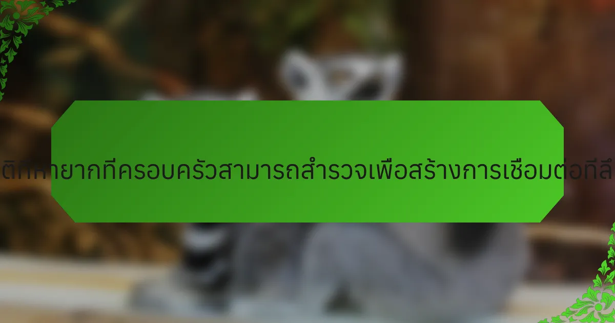 กิจกรรมการมีสติที่หายากที่ครอบครัวสามารถสำรวจเพื่อสร้างการเชื่อมต่อที่ลึกซึ้งมีอะไรบ้าง?